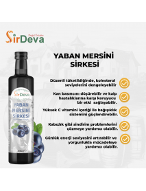 Sirdeva Yaban Mersini Sirkesi Doğal Fermantasyon 500 ml