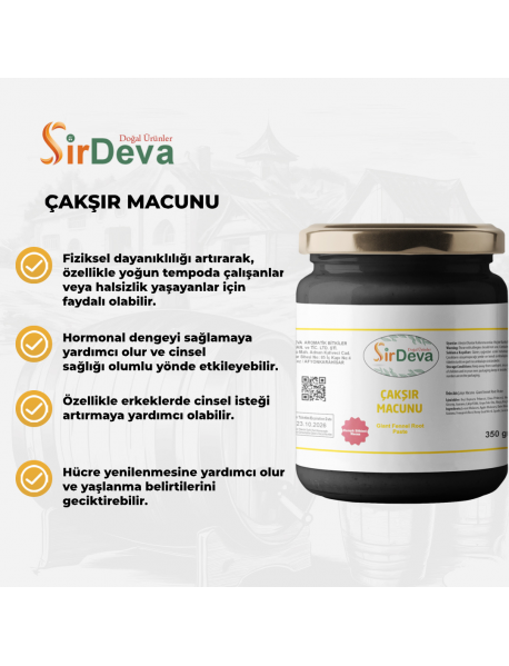 Sirdeva (350GR) Çakşır Macunu