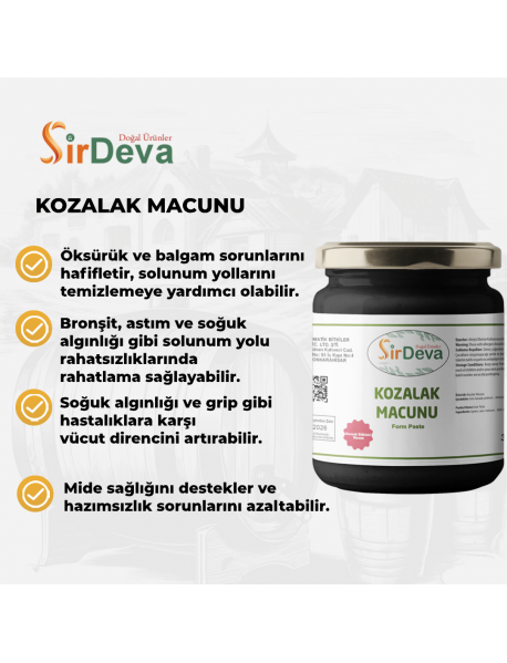 Sirdeva (350GR) Kozalak Macunu